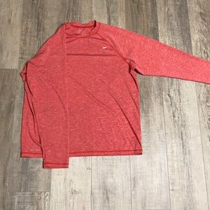 Red Nike long tee